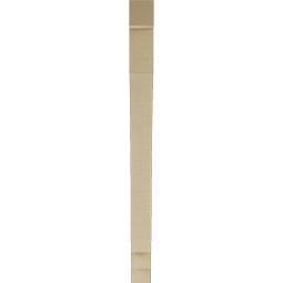 Ekena Millwork - BKTUR035X38X46IMP05RCPR - Timberthane Faux Wood Imperial Style Bracket, Block Ends, 3 1/2"W x 38"D x 46"H, Primed Tan