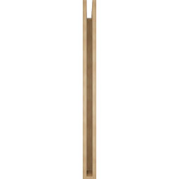 Ekena Millwork - BKTUR035X38X46IMP05RCPR - Timberthane Faux Wood Imperial Style Bracket, Block Ends, 3 1/2"W x 38"D x 46"H, Primed Tan
