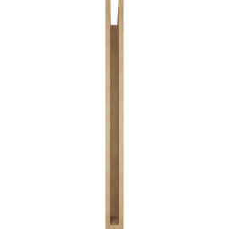 Ekena Millwork - BKTUR035X44X44IMP05RCPR - Timberthane Faux Wood Imperial Style Bracket, Block Ends, 3 1/2"W x 44"D x 44"H, Primed Tan