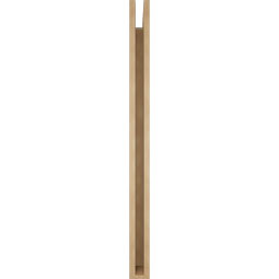 Ekena Millwork - BKTUR035X44X48IMP05RCPR - Timberthane Faux Wood Imperial Style Bracket, Block Ends, 3 1/2"W x 44"D x 48"H, Primed Tan