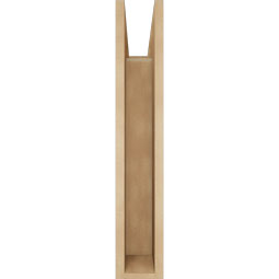 Ekena Millwork - BKTUR055X20X32IMP05RCPR - Timberthane Faux Wood Imperial Style Bracket, Block Ends, 5 1/2"W x 20"D x 32"H, Primed Tan