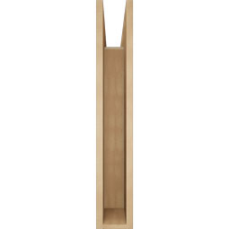 Ekena Millwork - BKTUR055X30X34IMP05RCPR - Timberthane Faux Wood Imperial Style Bracket, Block Ends, 5 1/2"W x 30"D x 34"H, Primed Tan