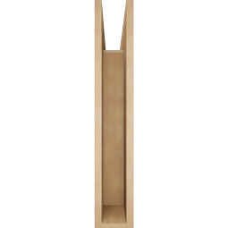Ekena Millwork - BKTUR055X32X32IMP05RCPR - Timberthane Faux Wood Imperial Style Bracket, Block Ends, 5 1/2"W x 32"D x 32"H, Primed Tan