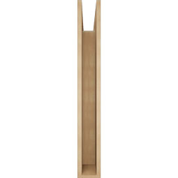 Ekena Millwork - BKTUR055X38X42IMP05RCPR - Timberthane Faux Wood Imperial Style Bracket, Block Ends, 5 1/2"W x 38"D x 42"H, Primed Tan
