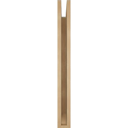 Ekena Millwork - BKTUR035X26X34IMP06RCPR - Timberthane Faux Wood Imperial Style Bracket, Slat Ends, 3 1/2"W x 26"D x 34"H, Primed Tan