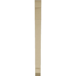 Ekena Millwork - BKTUR035X34X46IMP06RCPR - Timberthane Faux Wood Imperial Style Bracket, Slat Ends, 3 1/2"W x 34"D x 46"H, Primed Tan