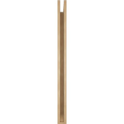 Ekena Millwork - BKTUR035X36X48IMP06RCPR - Timberthane Faux Wood Imperial Style Bracket, Slat Ends, 3 1/2"W x 36"D x 48"H, Primed Tan