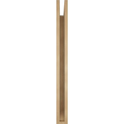 Ekena Millwork - BKTUR035X38X38IMP06RCPR - Timberthane Faux Wood Imperial Style Bracket, Slat Ends, 3 1/2"W x 38"D x 38"H, Primed Tan