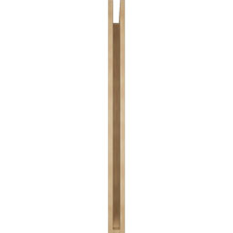 Ekena Millwork - BKTUR035X42X48IMP06RCPR - Timberthane Faux Wood Imperial Style Bracket, Slat Ends, 3 1/2"W x 42"D x 48"H, Primed Tan