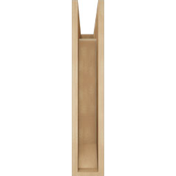 Ekena Millwork - BKTUR055X18X30IMP06RCPR - Timberthane Faux Wood Imperial Style Bracket, Slat Ends, 5 1/2"W x 18"D x 30"H, Primed Tan