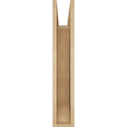 Ekena Millwork - BKTUR055X20X32IMP06RCPR - Timberthane Faux Wood Imperial Style Bracket, Slat Ends, 5 1/2"W x 20"D x 32"H, Primed Tan
