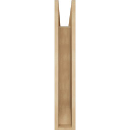 Ekena Millwork - BKTUR055X26X34IMP06RCPR - Timberthane Faux Wood Imperial Style Bracket, Slat Ends, 5 1/2"W x 26"D x 34"H, Primed Tan