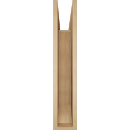 Ekena Millwork - BKTUR055X30X30IMP06RCPR - Timberthane Faux Wood Imperial Style Bracket, Slat Ends, 5 1/2"W x 30"D x 30"H, Primed Tan
