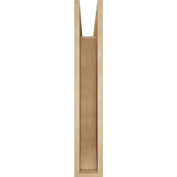 Ekena Millwork - BKTUR055X30X34IMP06RCPR - Timberthane Faux Wood Imperial Style Bracket, Slat Ends, 5 1/2"W x 30"D x 34"H, Primed Tan