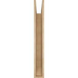 Ekena Millwork - BKTUR055X36X42IMP06RCPR - Timberthane Faux Wood Imperial Style Bracket, Slat Ends, 5 1/2"W x 36"D x 42"H, Primed Tan