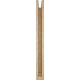 Ekena Millwork - BKTUR0352X32X36IMP01RCPR - Timberthane Faux Wood Imperial Style Bracket w/ Offset Brace, Traditional Ends, 3 1/2"W x 32"D x 36"H, Primed Tan