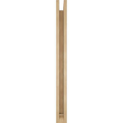 Ekena Millwork - BKTUR0352X32X40IMP01RCPR - Timberthane Faux Wood Imperial Style Bracket w/ Offset Brace, Traditional Ends, 3 1/2"W x 32"D x 40"H, Primed Tan