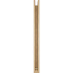 Ekena Millwork - BKTUR0352X32X44IMP01RCPR - Timberthane Faux Wood Imperial Style Bracket w/ Offset Brace, Traditional Ends, 3 1/2"W x 32"D x 44"H, Primed Tan