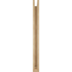 Ekena Millwork - BKTUR0352X36X40IMP01RCPR - Timberthane Faux Wood Imperial Style Bracket w/ Offset Brace, Traditional Ends, 3 1/2"W x 36"D x 40"H, Primed Tan