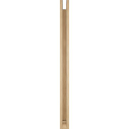 Ekena Millwork - BKTUR0352X42X48IMP01RCPR - Timberthane Faux Wood Imperial Style Bracket w/ Offset Brace, Traditional Ends, 3 1/2"W x 42"D x 48"H, Primed Tan