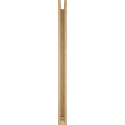 Ekena Millwork - BKTUR0352X48X48IMP01RCPR - Timberthane Faux Wood Imperial Style Bracket w/ Offset Brace, Traditional Ends, 3 1/2"W x 48"D x 48"H, Primed Tan