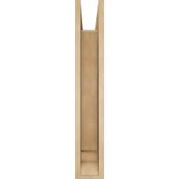 Ekena Millwork - BKTUR0554X26X34IMP01RCPR - Timberthane Faux Wood Imperial Style Bracket w/ Offset Brace, Traditional Ends, 5 1/2"W x 26"D x 34"H, Primed Tan