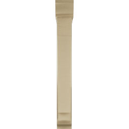 Ekena Millwork - BKTUR0554X32X44IMP01RCPR - Timberthane Faux Wood Imperial Style Bracket w/ Offset Brace, Traditional Ends, 5 1/2"W x 32"D x 44"H, Primed Tan