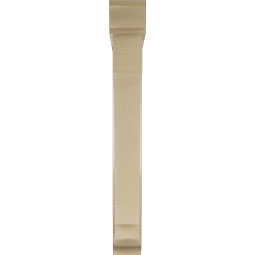 Ekena Millwork - BKTUR0554X38X44IMP01RCPR - Timberthane Faux Wood Imperial Style Bracket w/ Offset Brace, Traditional Ends, 5 1/2"W x 38"D x 44"H, Primed Tan