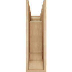 Ekena Millwork - BKTUR0756X18X26IMP01RCPR - Timberthane Faux Wood Imperial Style Bracket w/ Offset Brace, Traditional Ends, 7 1/2"W x 18"D x 26"H, Primed Tan