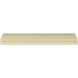 Ekena Millwork - MLD03X03X04GV - Endurathane Grapevine Crown Moulding, 2 3/4"H x 2 3/4"P x 3 7/8"F x 94 1/2"L, Factory Primed