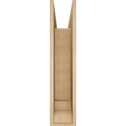 Ekena Millwork - BKTUR0756X28X36IMP01RCPR - Timberthane Faux Wood Imperial Style Bracket w/ Offset Brace, Traditional Ends, 7 1/2"W x 28"D x 36"H, Primed Tan