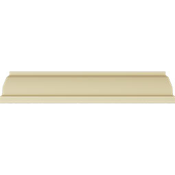 Ekena Millwork - MLD03X04X05LI - Endurathane Lisbon Crown Moulding, 3 3/8"H x 3 1/2"P x 4 7/8"F x 94 1/2"L, Factory Primed