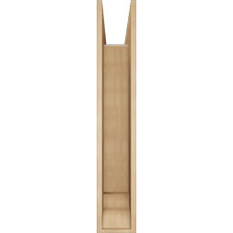 Ekena Millwork - BKTUR0756X36X44IMP01RCPR - Timberthane Faux Wood Imperial Style Bracket w/ Offset Brace, Traditional Ends, 7 1/2"W x 36"D x 44"H, Primed Tan