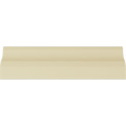Ekena Millwork - MLD05X02X05DC - Endurathane Deco Crown Moulding, 4 3/4"H x 2 3/8"P x 5 1/4"F x 94 1/2"L, Factory Primed