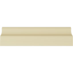 Ekena Millwork - MLD05X02X05AN - Endurathane Anise Crown Moulding, 4 3/4"H x 2 3/8"P x 5 1/4"F x 94 1/2"L, Factory Primed
