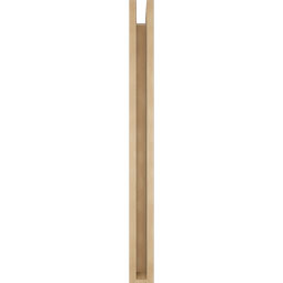 Ekena Millwork - BKTUR0352X32X40IMP05RCPR - Timberthane Faux Wood Imperial Style Bracket w/ Offset Brace, Block Ends, 3 1/2"W x 32"D x 40"H, Primed Tan