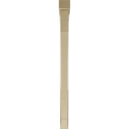 Ekena Millwork - BKTUR0352X48X48IMP05RCPR - Timberthane Faux Wood Imperial Style Bracket w/ Offset Brace, Block Ends, 3 1/2"W x 48"D x 48"H, Primed Tan
