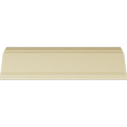 Ekena Millwork - MLD07X06X09JO - Endurathane Jonee Barsom Crown Moulding, 6 5/8"H x 5 1/2"P x 8 5/8"F x 94 1/2"L, Factory Primed