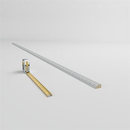 Ekena Millwork - MLD01X01EG - Endurathane Egg & Dart Panel Moulding, 1 1/4"H x 5/8"P x 94 1/2"L, Factory Primed