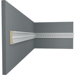 Ekena Millwork - MLD01X00SQ - Endurathane Sequential Panel Moulding, 1 3/8"H x 3/8"P x 94 1/2"L, Factory Primed