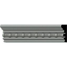 Ekena Millwork - MLD02X00BE - Endurathane Beaded Panel Moulding, 2 5/8"H x 7/8"P x 94 1/2"L, Factory Primed