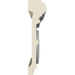 Ekena Millwork - MLD06X01FL - Endurathane Floral Panel Moulding, 5 1/2"H x 1 3/8"P x 94 1/2"L, Factory Primed