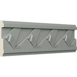 Ekena Millwork - MLD03X01WF - Endurathane Woodruff Panel Moulding, 3"H x 5/8"P x 94 1/2"L, Factory Primed