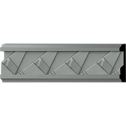 Ekena Millwork - MLD03X01WF - Endurathane Woodruff Panel Moulding, 3"H x 5/8"P x 94 1/2"L, Factory Primed