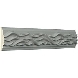 Ekena Millwork - MLD02X01BQ - Endurathane Baroque Panel Moulding, 2"H x 3/4"P x 94 1/2"L, Factory Primed