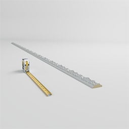 Ekena Millwork - MLD02X01BQ - Endurathane Baroque Panel Moulding, 2"H x 3/4"P x 94 1/2"L, Factory Primed