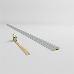 Ekena Millwork - MLD02X01BE - Endurathane Bead & Barrel Panel Moulding, 2 1/2"H x 1"P x 94 1/2"L, Factory Primed