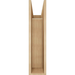 Ekena Millwork - BKTUR0756X20X32IMP05RCPR - Timberthane Faux Wood Imperial Style Bracket w/ Offset Brace, Block Ends, 7 1/2"W x 20"D x 32"H, Primed Tan
