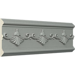 Ekena Millwork - MLD04X01SY - Endurathane Sydney Panel Moulding, 4"H x 5/8"P x 94 1/2"L, Factory Primed