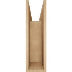 Ekena Millwork - BKTUR0756X26X26IMP05RCPR - Timberthane Faux Wood Imperial Style Bracket w/ Offset Brace, Block Ends, 7 1/2"W x 26"D x 26"H, Primed Tan